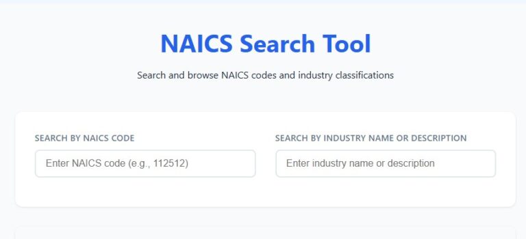 naics code lookup